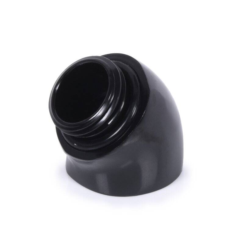 Alpha Eiszapfen Winkeladapter 45°     bk  G1/4 AG auf G1/4 IG           1022222