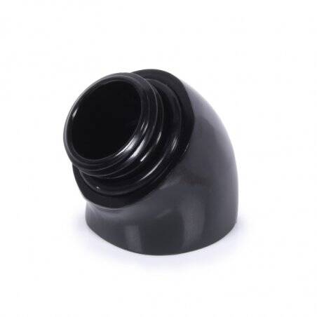 Alpha Eiszapfen Winkeladapter 45°     bk  G1/4 AG auf G1/4 IG           1022222