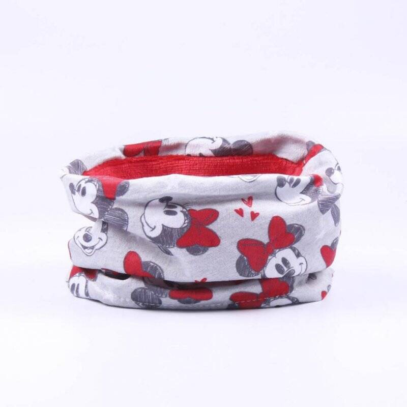 MINNIE - Set Bonnet Pompon + Gants + Tour de Cou - 3Pc Enfant