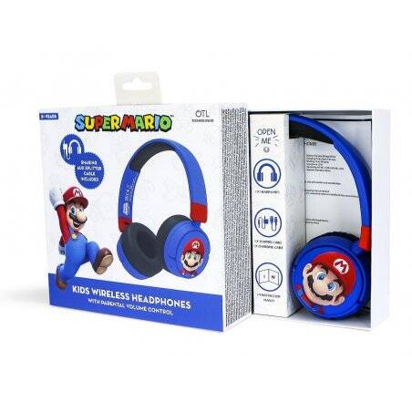 NINENDO - Junior Wireless Headphone - Super Mario