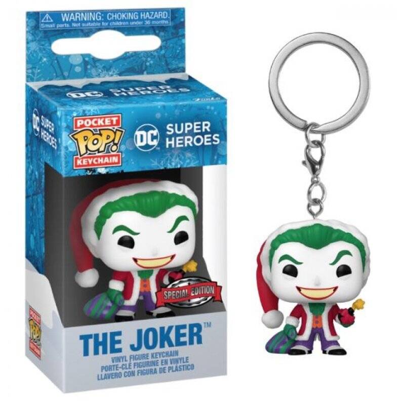DC COMICS HOLIDAY - Pocket Pop Keychains - Joker
