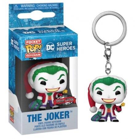 DC COMICS HOLIDAY - Pocket Pop Keychains - Joker