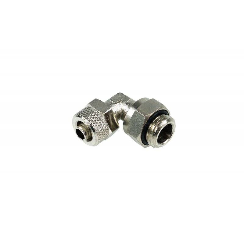8/6mm (6x1mm) compression fitting  G1/4 90° revolvable