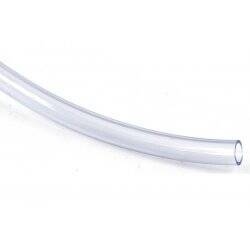 tubing PVC 8/5mm (1/4"ID) small bending radius clear