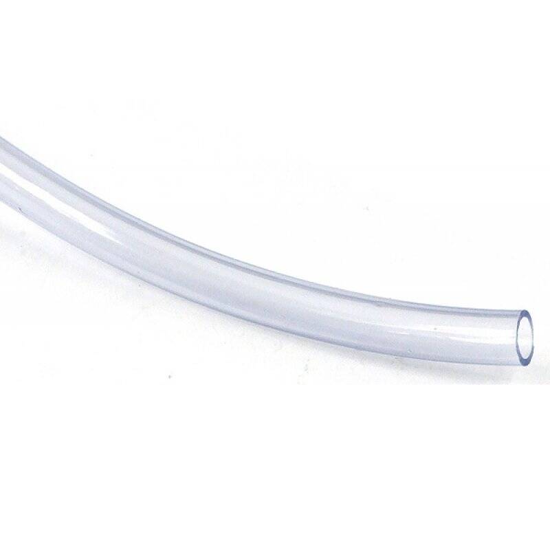 tubing PVC 8/5mm (1/4"ID) small bending radius clear