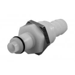 CPC quick connector series PLC - 7,9mm plug with bulkhead screwing