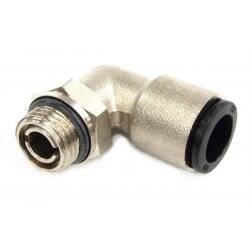 10mm G1/4 plug fitting 90° revolvable nickel coated