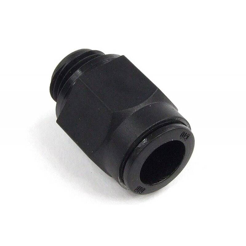 10mm G1/4 plug fitting black plastics