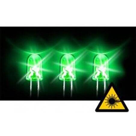 5mm hyper-bright LED green 12000mcd 20? 3.0V