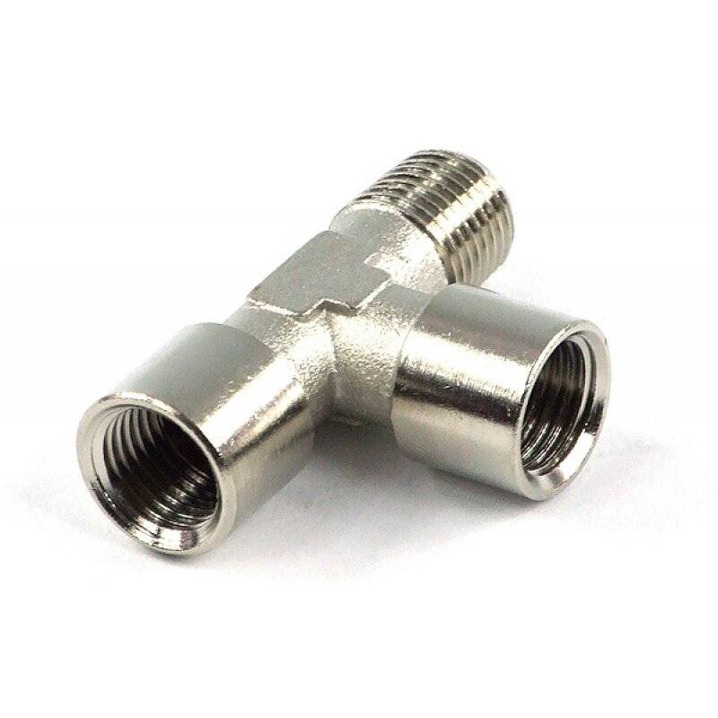 L-piece - G1/4 screw-in - 2x inner thread 1x outside thread