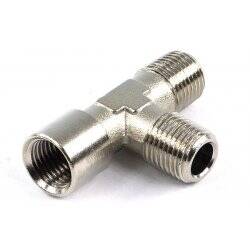 L-piece - G1/4 screw-on - 2x outside thread 1x inner thread