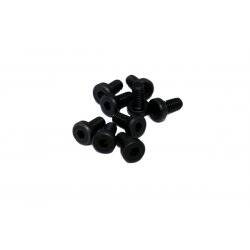 screw DIN 7984 M3 x 6 hexagonal flat black - 1 piece