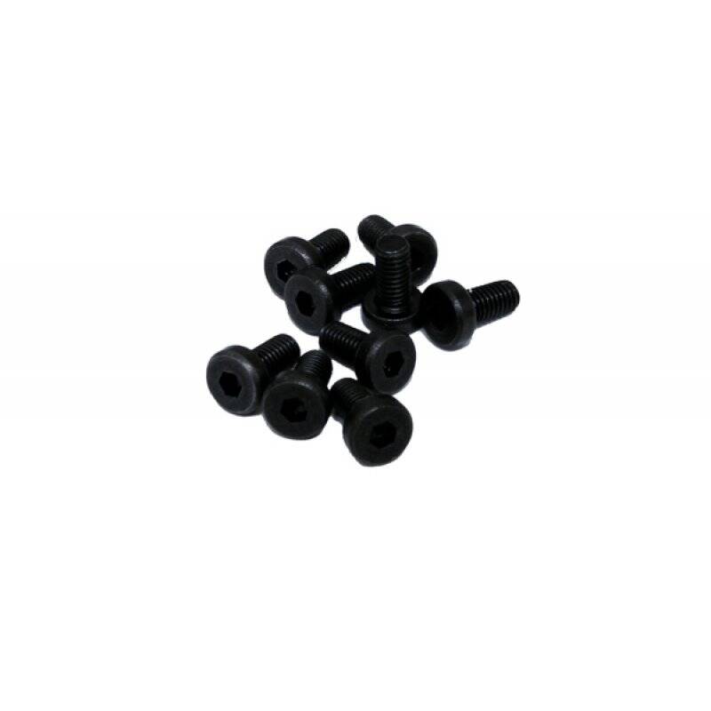 screw DIN 7984 M3 x 6 hexagonal flat black - 1 piece