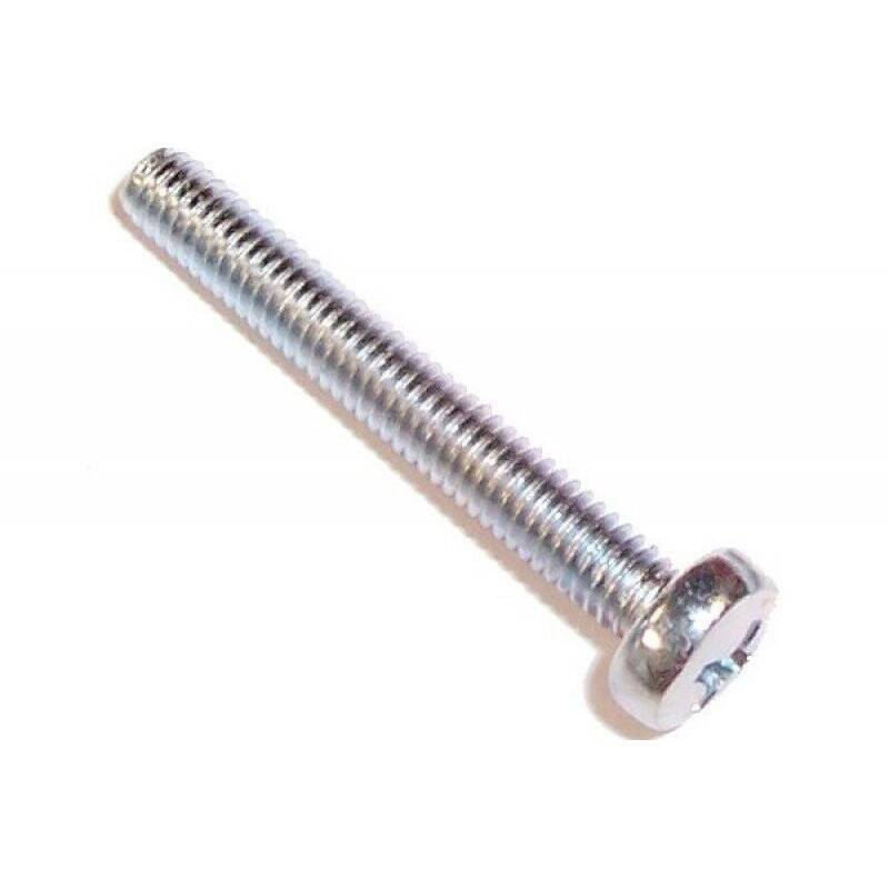 screw DIN 7985 M4 x 35 cross flat zinc coated
