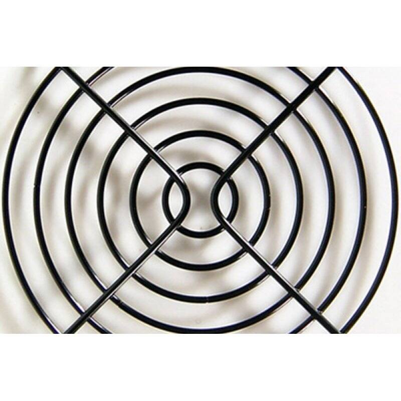fan grill for axial fans for 92mm black