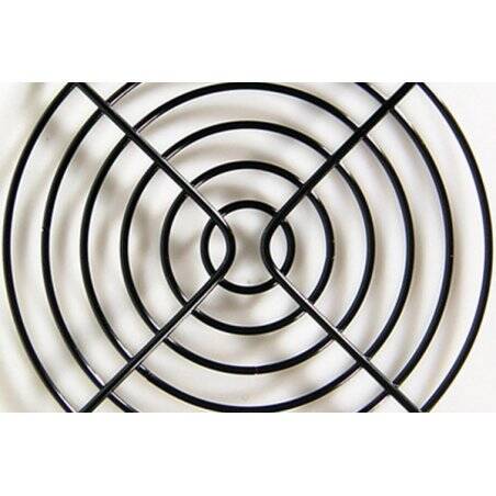 fan grill for axial fans for 92mm black