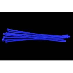 Zip ties UV-reactive blue 3,6x200mm 10 pcs.