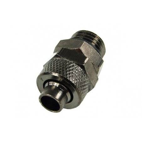 10/8mm (8x1mm) compression fitting  G1/4 - black nickel