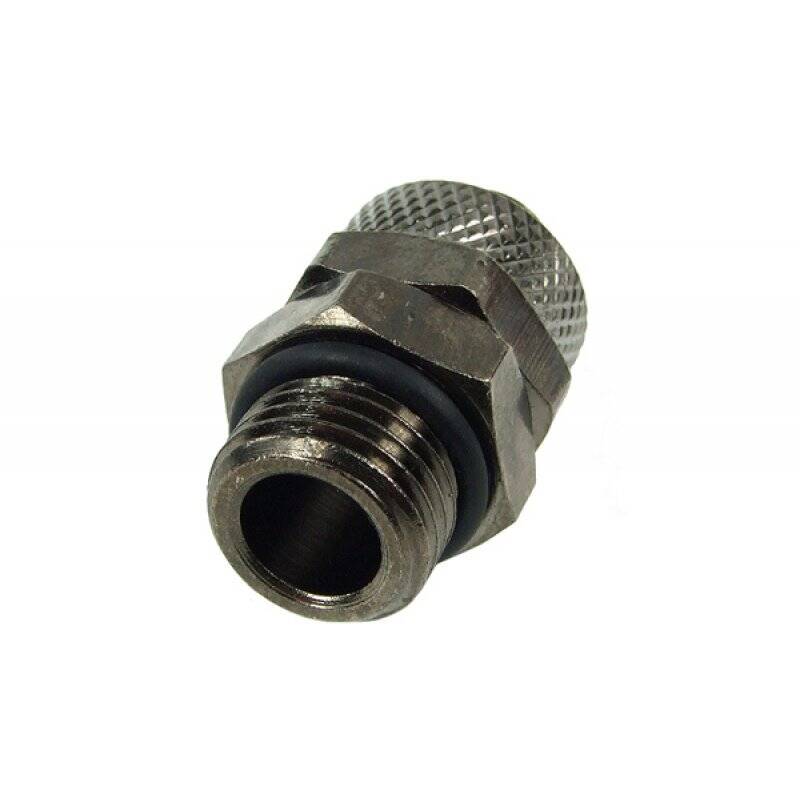 10/8mm (8x1mm) compression fitting  G1/4 - black nickel