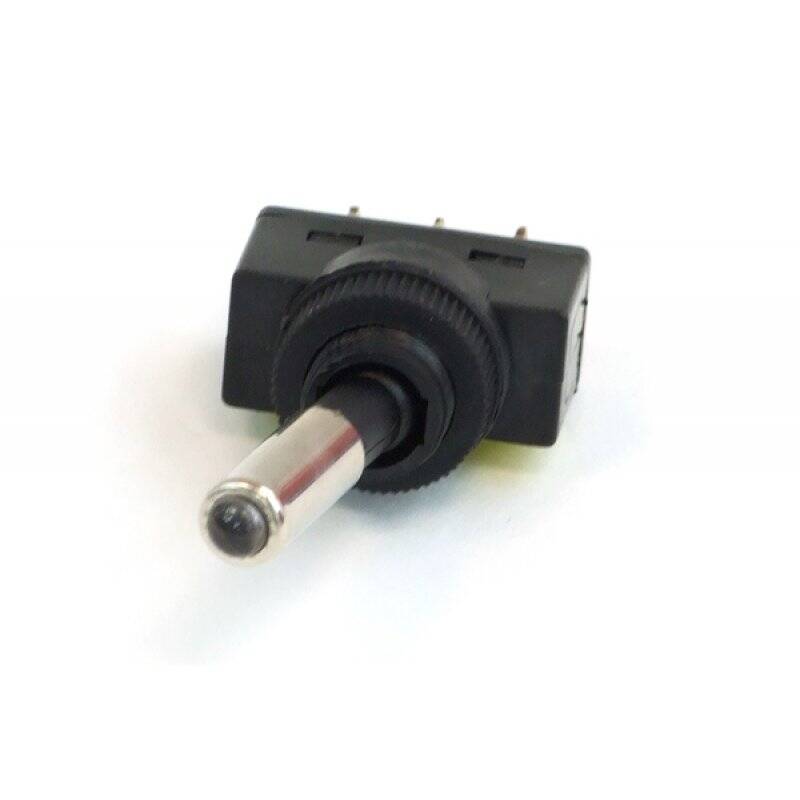 Phobya toggle switch - LED blue - unipolar ON/OFF black (3pin)