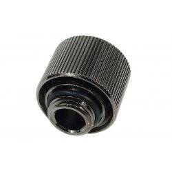 Alphacool compatible Anschraubtülle 16/10mm G1/4 | kompakt black/nickel