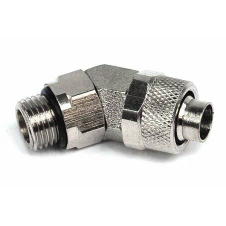 13/10mm (10x1,5mm) compression fitting  45° revolvable outer thread 1/4