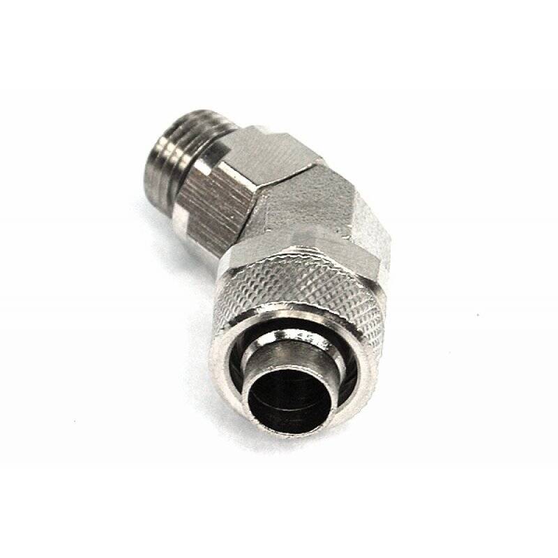 13/10mm (10x1,5mm) compression fitting  45° revolvable outer thread 1/4