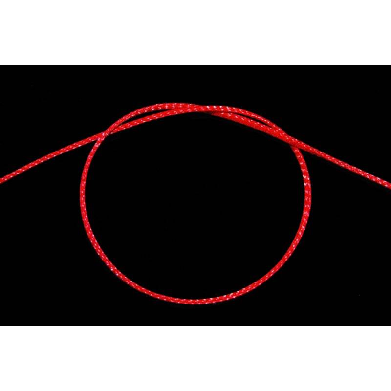 Phobya Flex Sleeve 3mm (1/8") UV red 1m