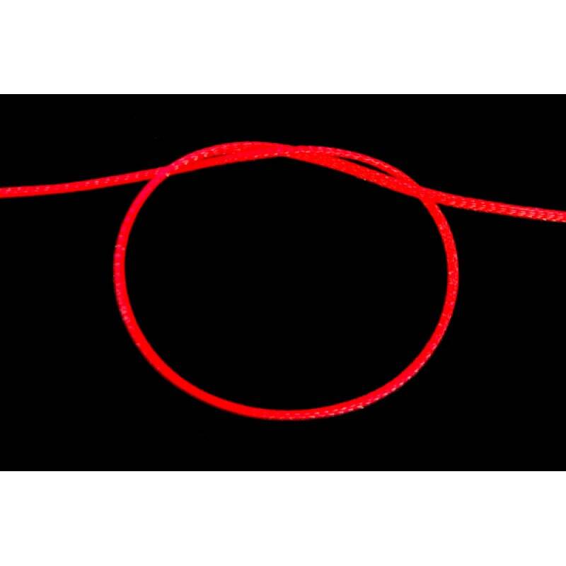 Phobya Flex Sleeve 3mm (1/8") UV red 1m