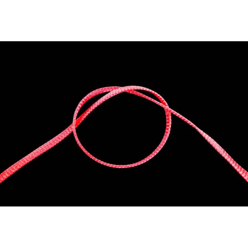 Phobya Flex Sleeve 6mm (1/4") UV red 1m