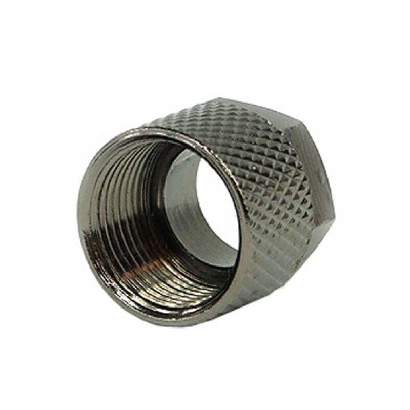 union nut 10mm type 2 - black nickel