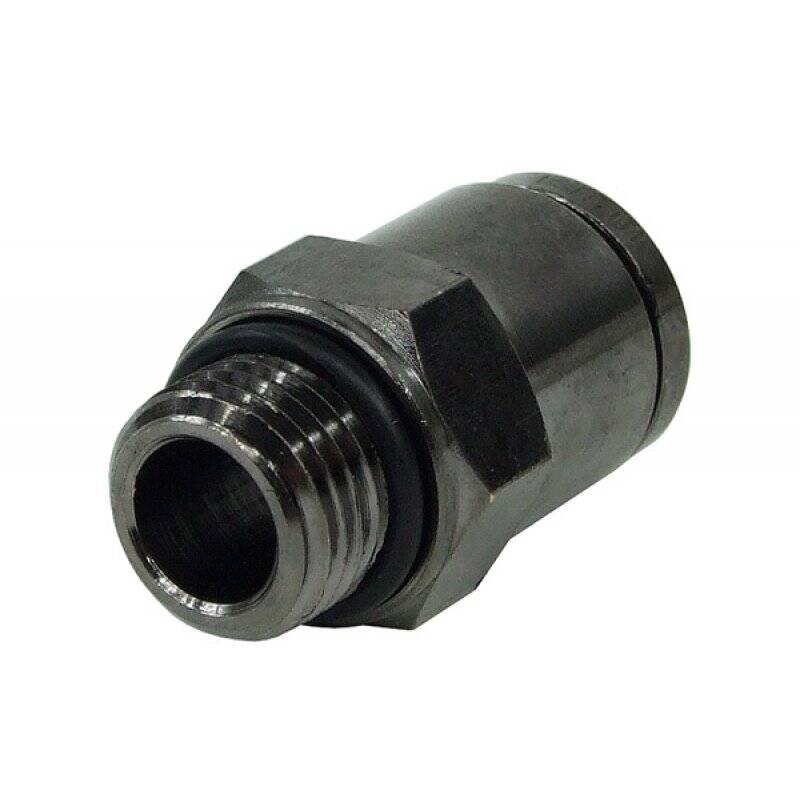 10mm G1/4 plug fitting -  black nickel
