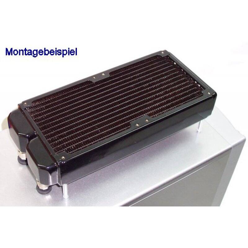 Spacer sleeve 4,2 x 8 x 35mm RAL 9005 (black)