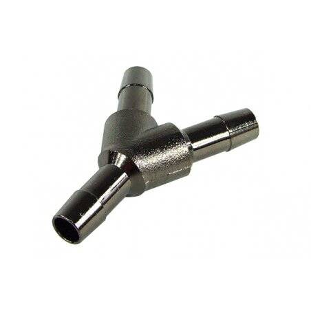 8mm (10/8mm) Y tubing connector - Brass - black nickel plated