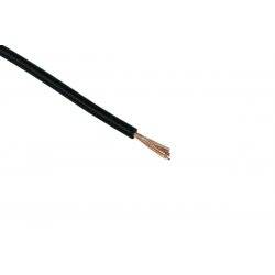 Insulated copper lead 1x0,14mm² 10m black