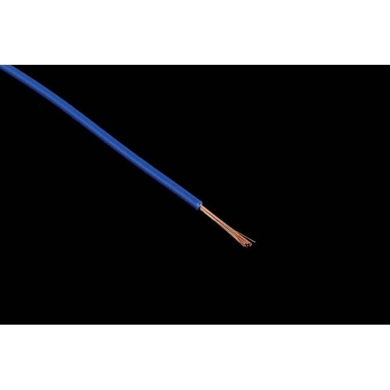 Insulated copper lead 1x0,14mm² 10m blue