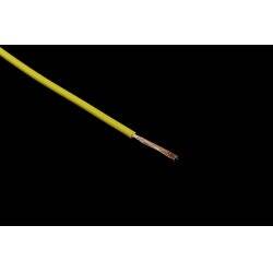 Insulated copper lead 1x0,14mm² 10m yellow