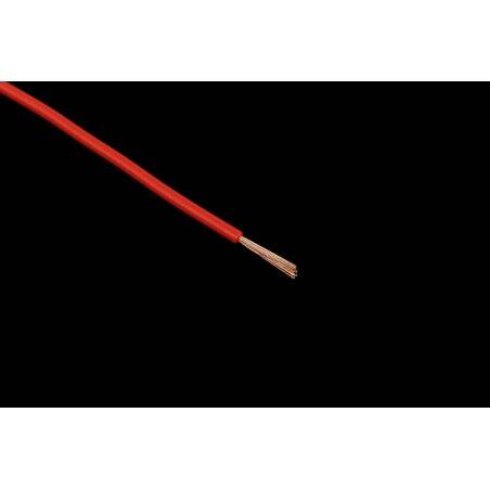 Insulated copper lead 1x0,14mm² 10m red