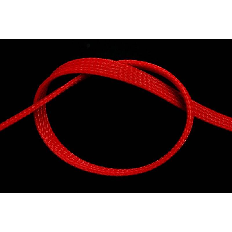 Phobya Flex Sleeve 10mm (3/8") UV red 1m