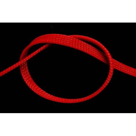 Phobya Flex Sleeve 10mm (3/8") UV red 1m