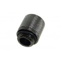 11/8mm (8x1,5mm) compression fitting G1/4 - knurled - black nickel