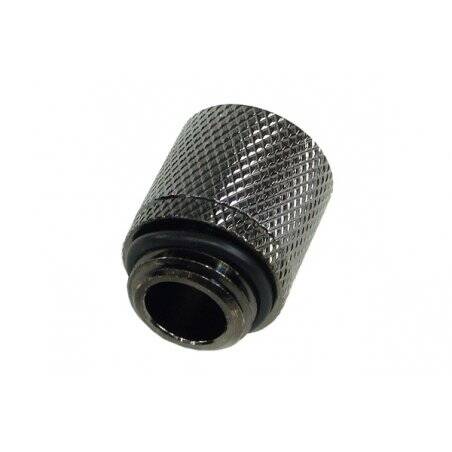11/8mm (8x1,5mm) compression fitting G1/4 - knurled - black nickel