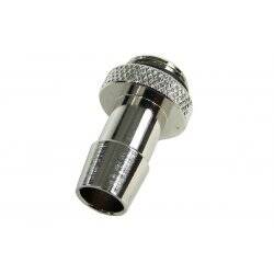 10mm (3/8") fitting G1/4 with O-Ring (High-Flow) - Short - Silver