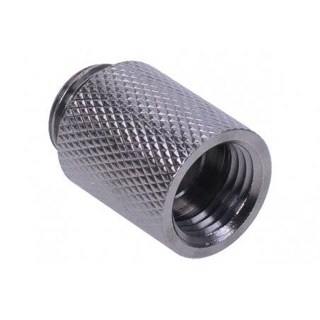 Extension G1/4 to G1/4 25mm - knurled -  black nickel plated