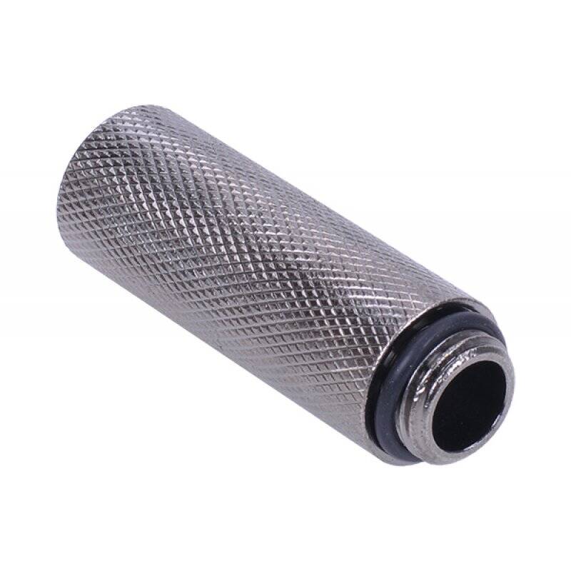 Extension G1/4 to G1/4 50mm - knurled -  black nickel plated