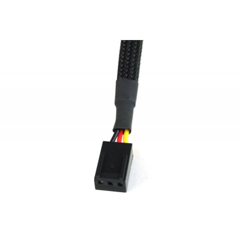 Phobya Y-Cable 3Pin Molex to 6x 3Pin Molex 60cm -  black