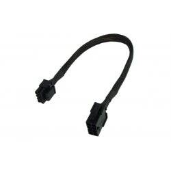 Phobya extension 8-Pin or EPS12V 30cm - black