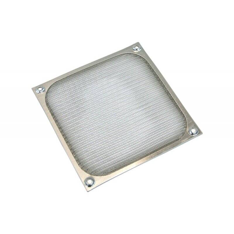 Fan filter 140mm colour silver