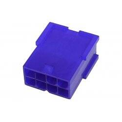mod/smart VGA Power Connector 8Pin socket - UV-reactive purple