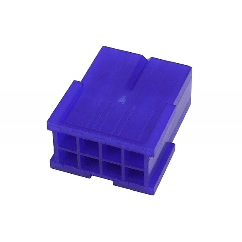mod/smart VGA Power Connector 8Pin socket - UV-reactive purple